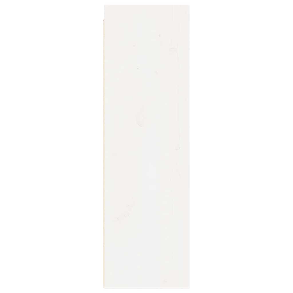 2 db fehér tömör fenyőfa faliszekrény 30 x 30 x 100 cm