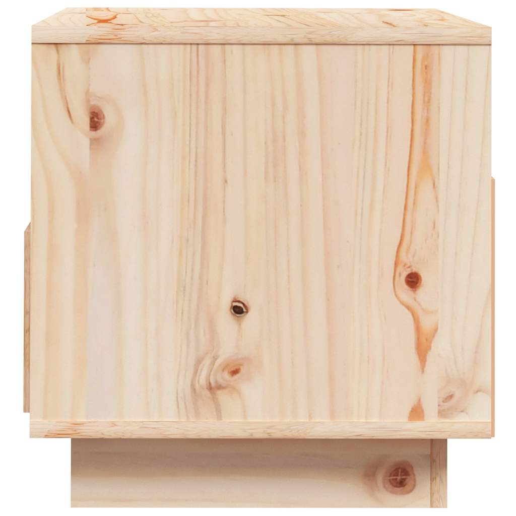 tömör fenyőfa TV-szekrény 60 x 35 x 37 cm