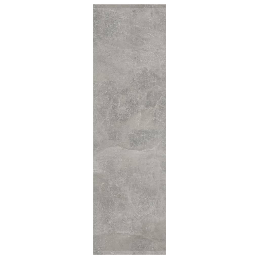 betonszürke szerelt fa könyvszekrény/térelválasztó 40x30x103 cm