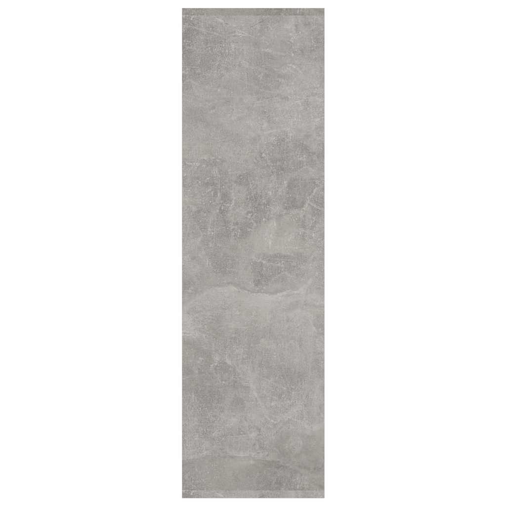 betonszürke szerelt fa könyvszekrény/térelválasztó 60x30x103 cm