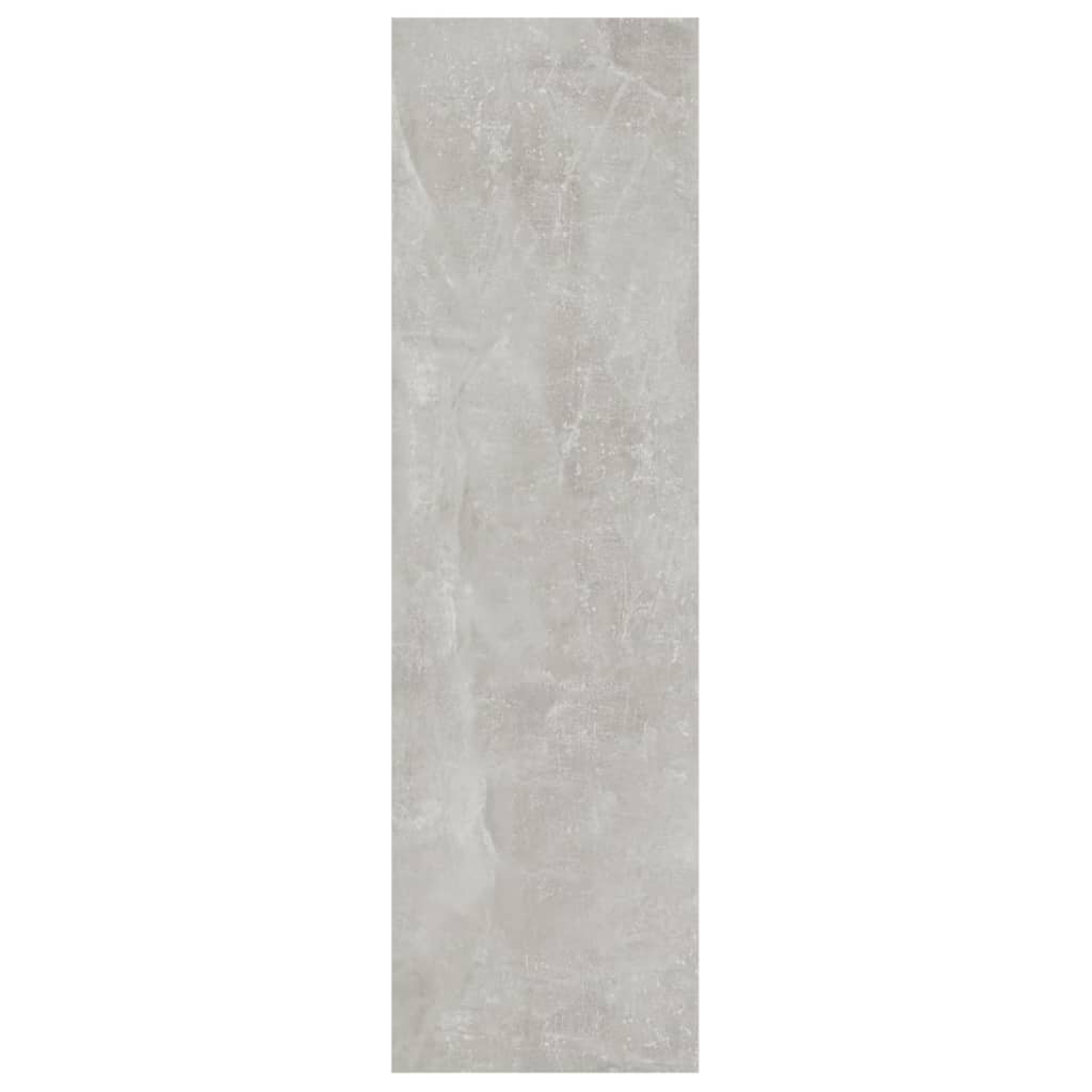betonszürke térelválasztó könyvszekrény 100 x 30 x 103 cm