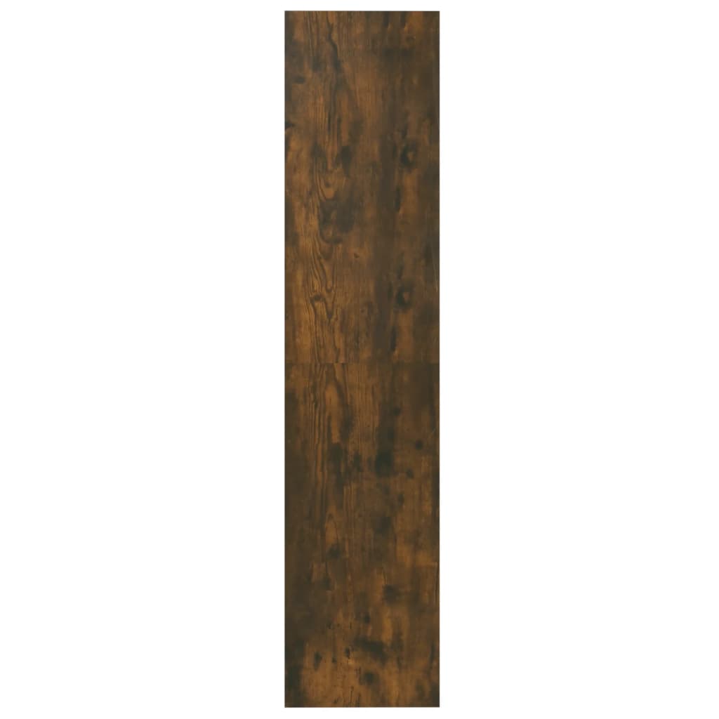 füstös tölgy színű fa könyvszekrény/térelválasztó 60x30x135 cm