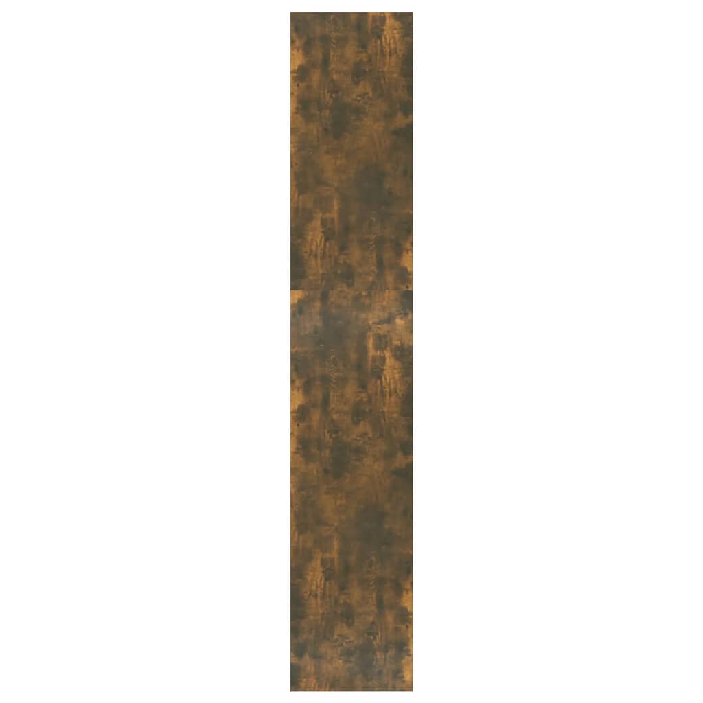füstös tölgy színű fa könyvszekrény/térelválasztó 60x30x166 cm