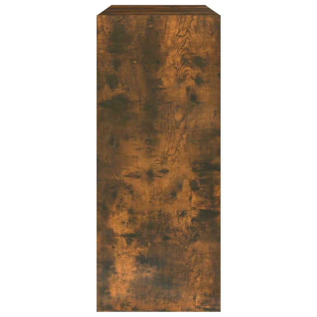 füstös tölgy színű könyvszekrény/térelválasztó 80x30x72 cm