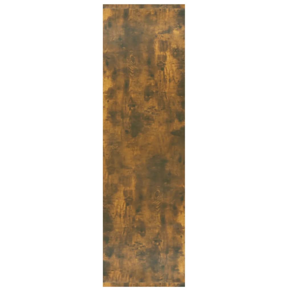 füstös tölgy színű fa könyvszekrény/térelválasztó 80x30x103 cm