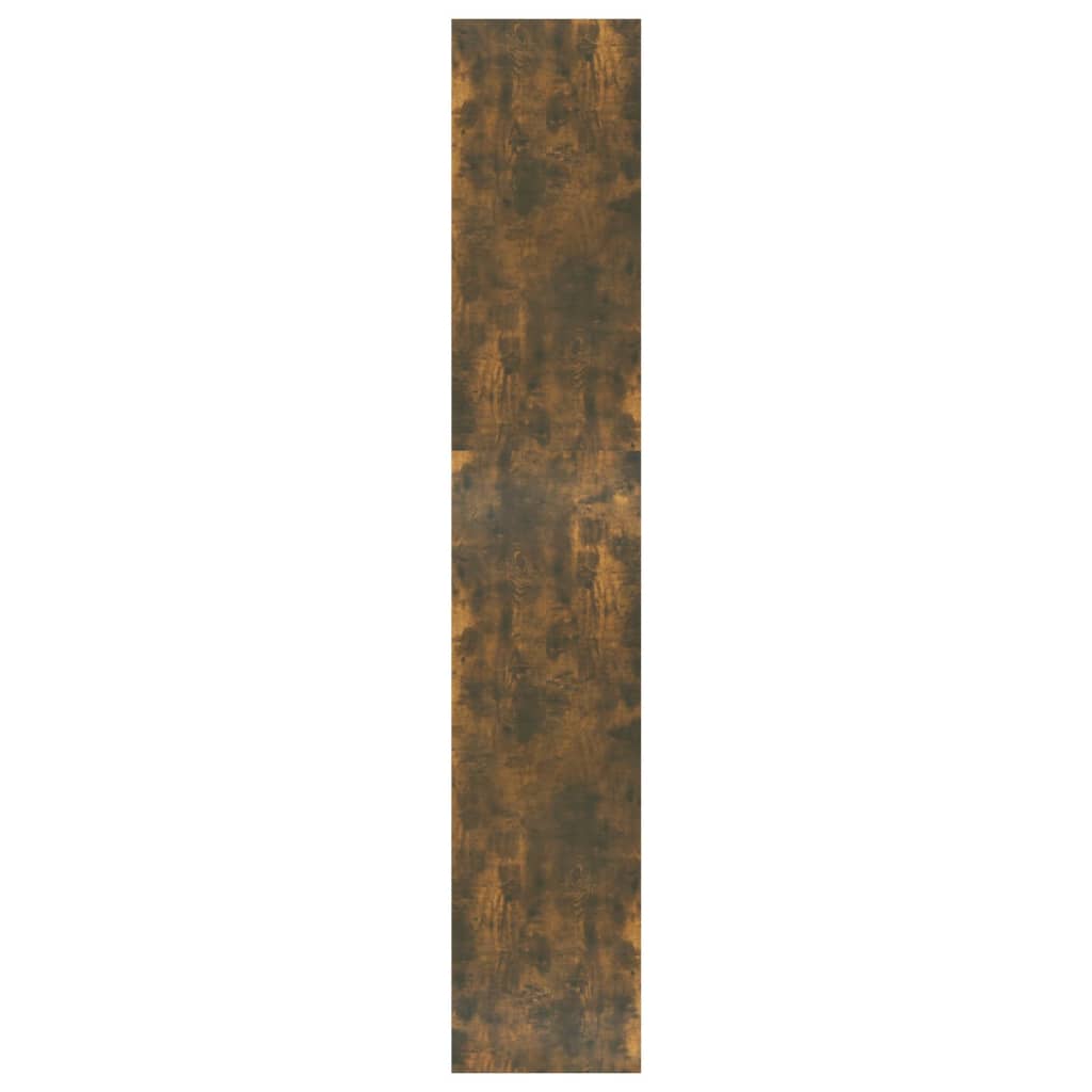 füstös tölgy színű fa könyvszekrény/térelválasztó 80x30x166 cm