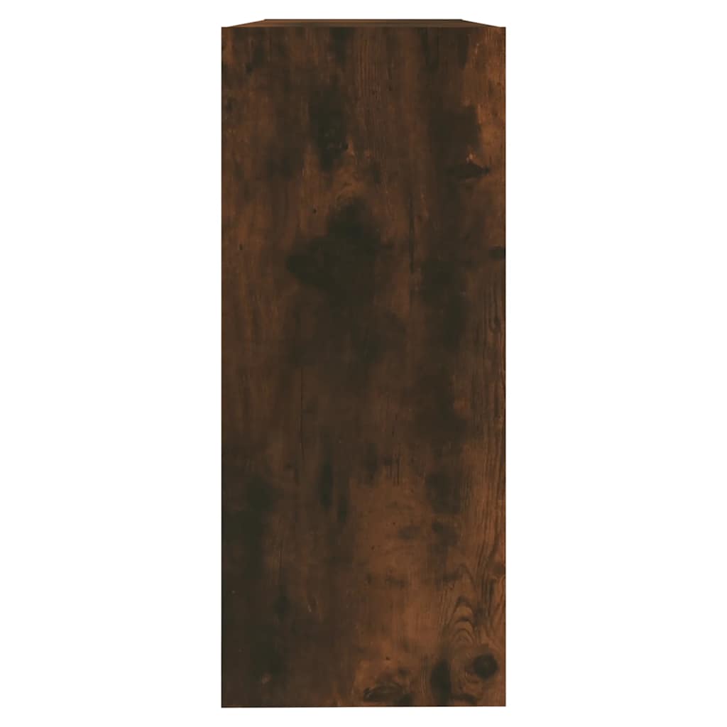 füstös tölgyszínű könyvszekrény/térelválasztó 100 x 30 x 72 cm