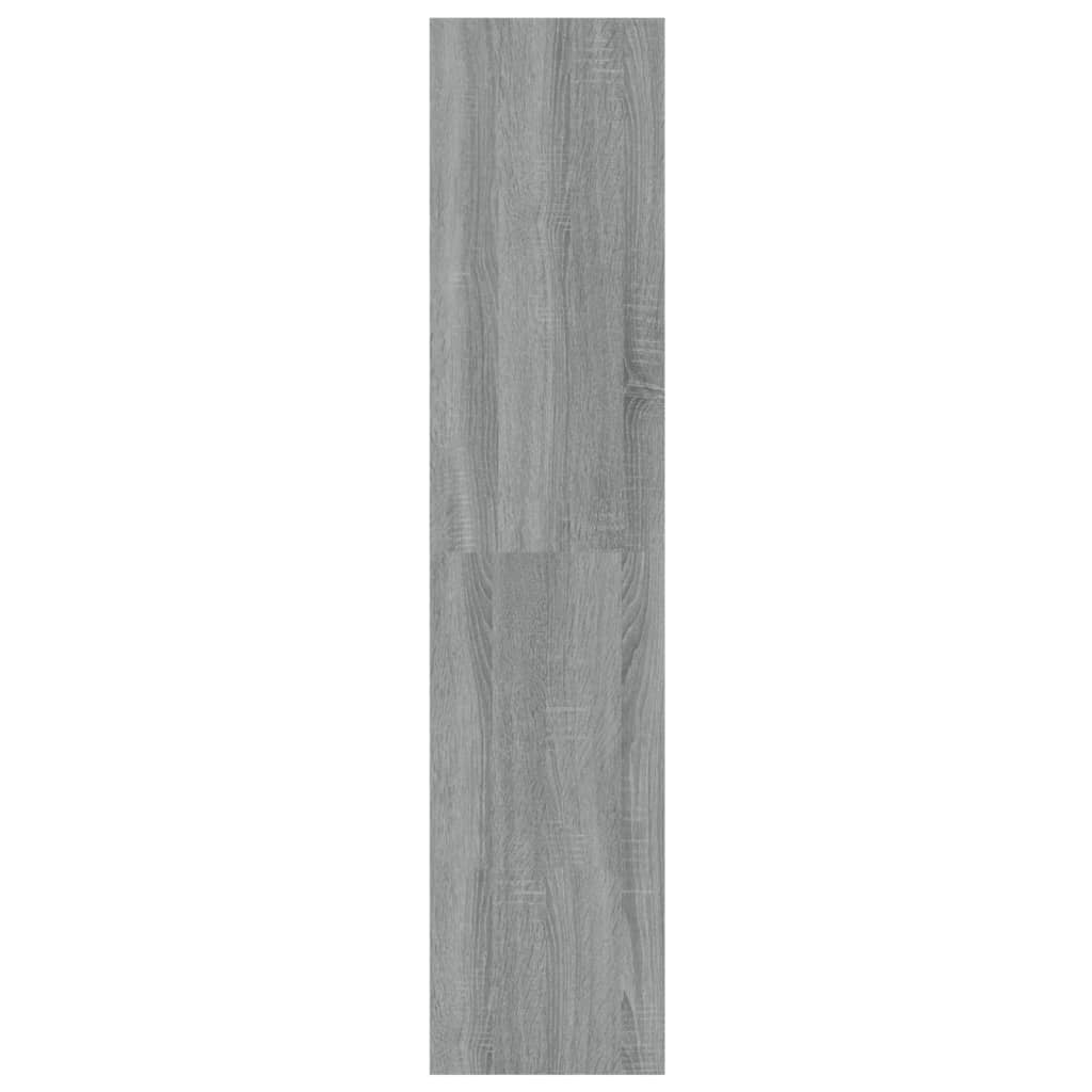 szürke sonoma színű könyvszekrény/térelválasztó 100x30x135 cm