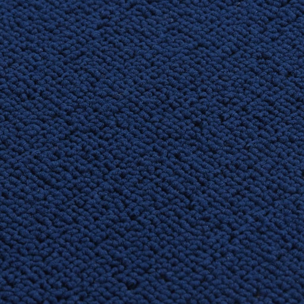 15 db sötétkék négyszögű csúszásmentes lépcsőszőnyeg 60 x 25 cm