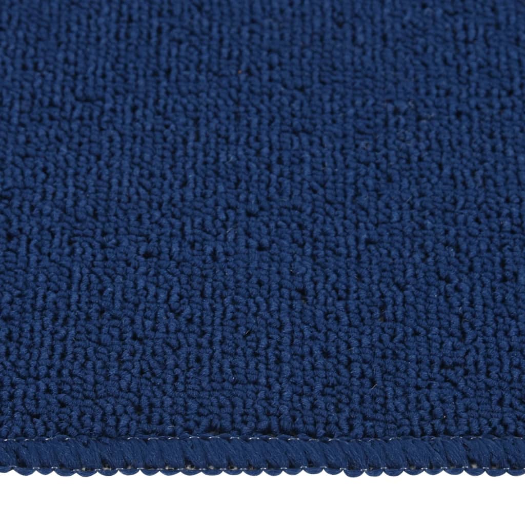 15 db sötétkék négyszögű csúszásmentes lépcsőszőnyeg 75 x 20 cm