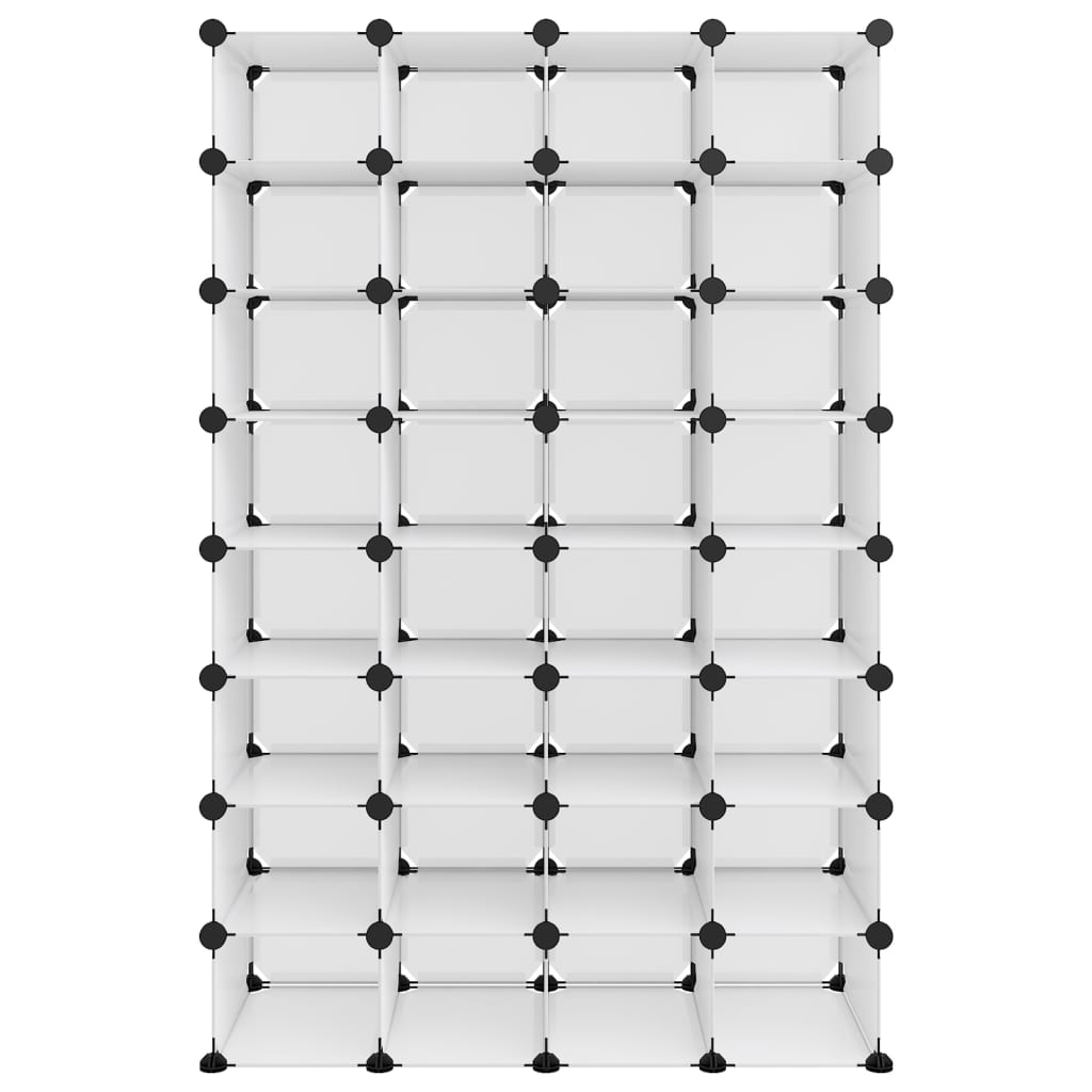 átlátszó polipropilén cipőtartó 93 x 36,5 x 140 cm