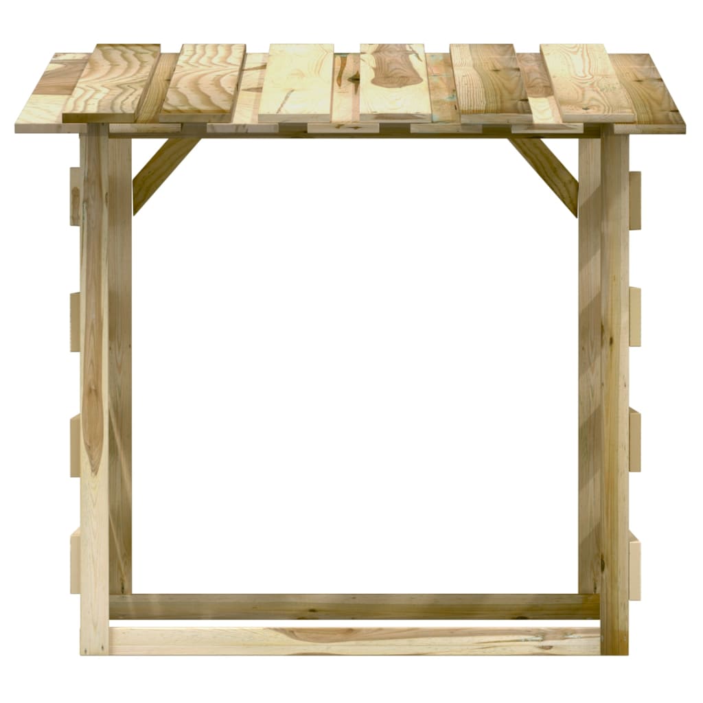 2 db impregnált fenyőfa pergola tetővel 100 x 90 x 100 cm