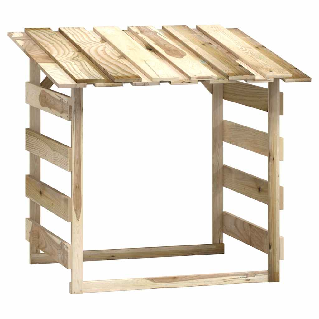 4 db impregnált fenyőfa pergola tetővel 100 x 90 x 100 cm