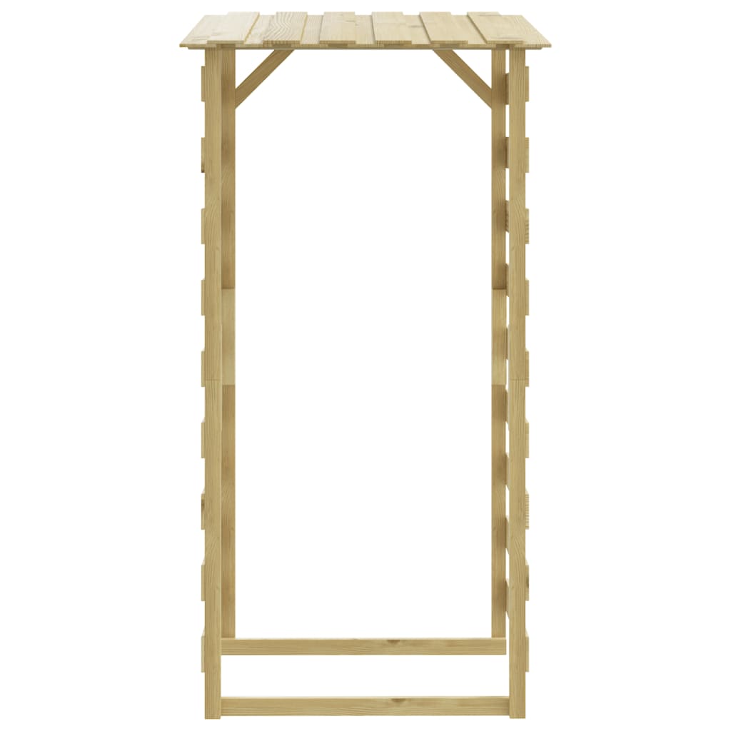 2 db impregnált fenyőfa pergola tetővel 100 x 90 x 200 cm