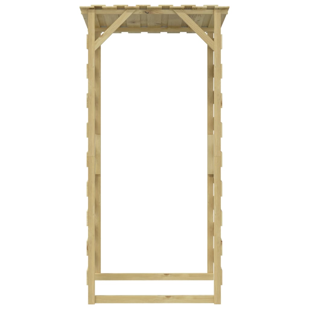 2 db impregnált fenyőfa pergola tetővel 100 x 90 x 200 cm