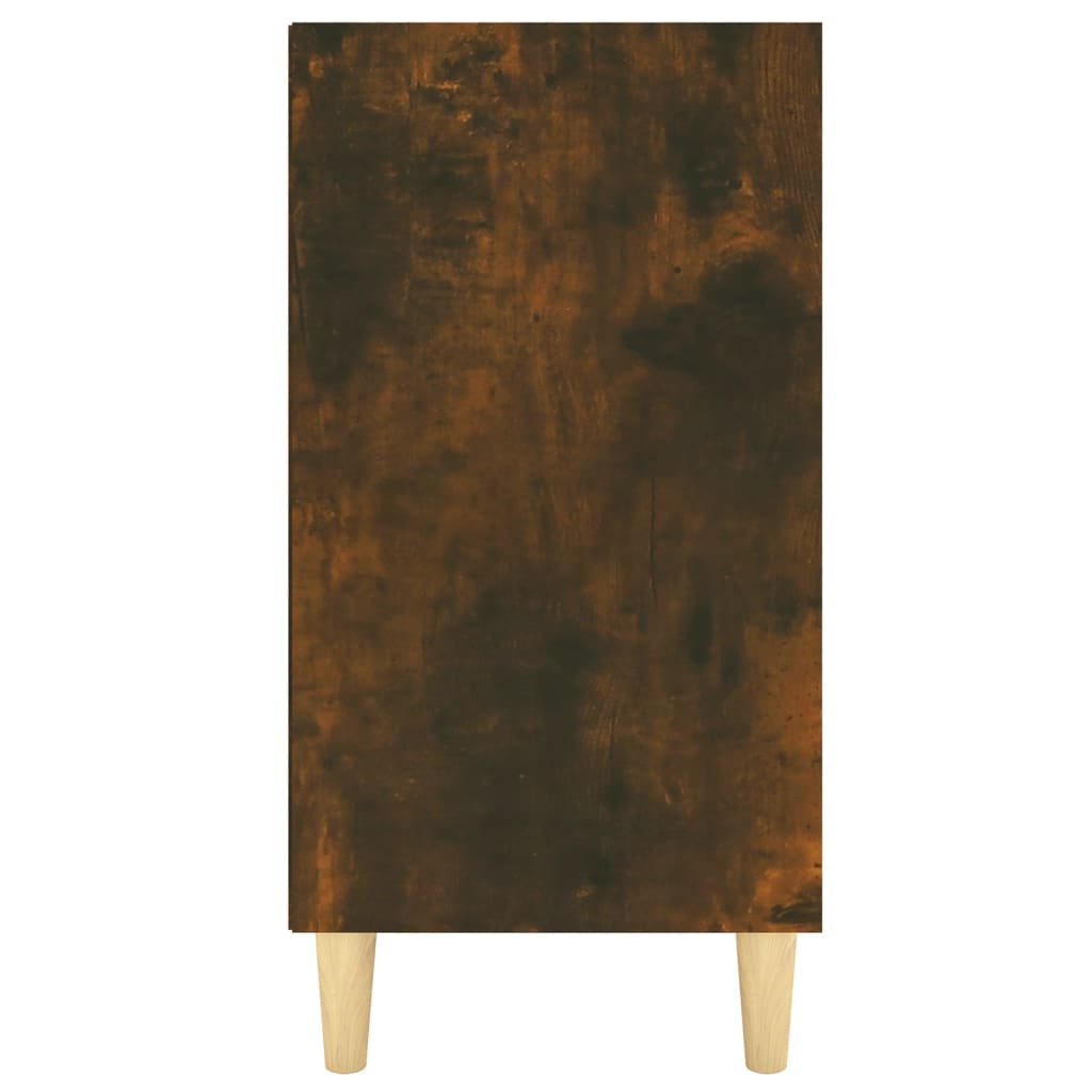 füstös tölgy színű szerelt fa tálalószekrény 103,5 x 35 x 70 cm