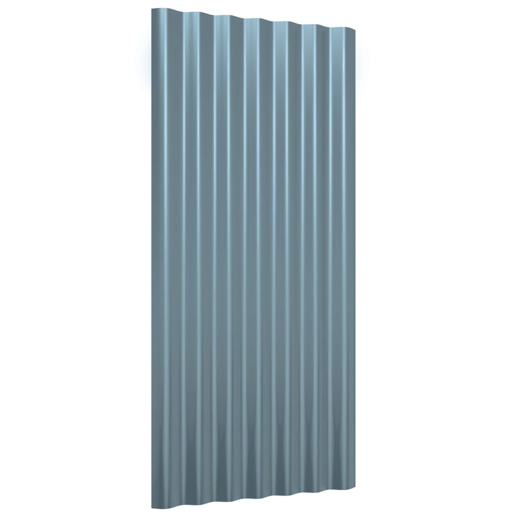 36 db szürke horganyzott acél tetőpanel 80x36 cm