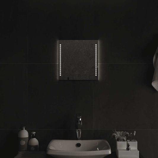 LED-es fürdőszobatükör 30x30 cm
