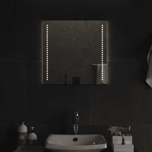 LED-es fürdőszobatükör 50x50 cm