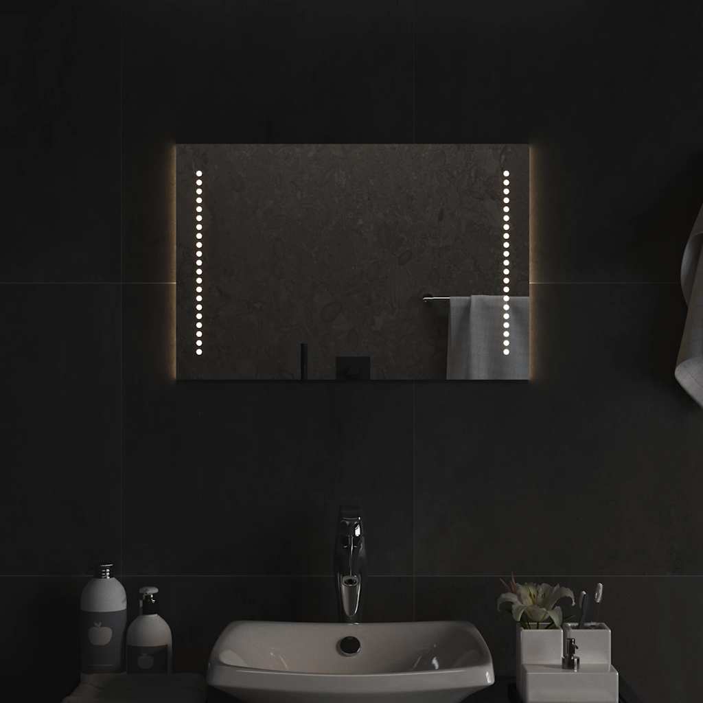 LED-es fürdőszobatükör 60x40 cm