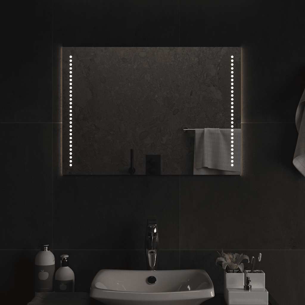 LED-es fürdőszobatükör 70x50 cm