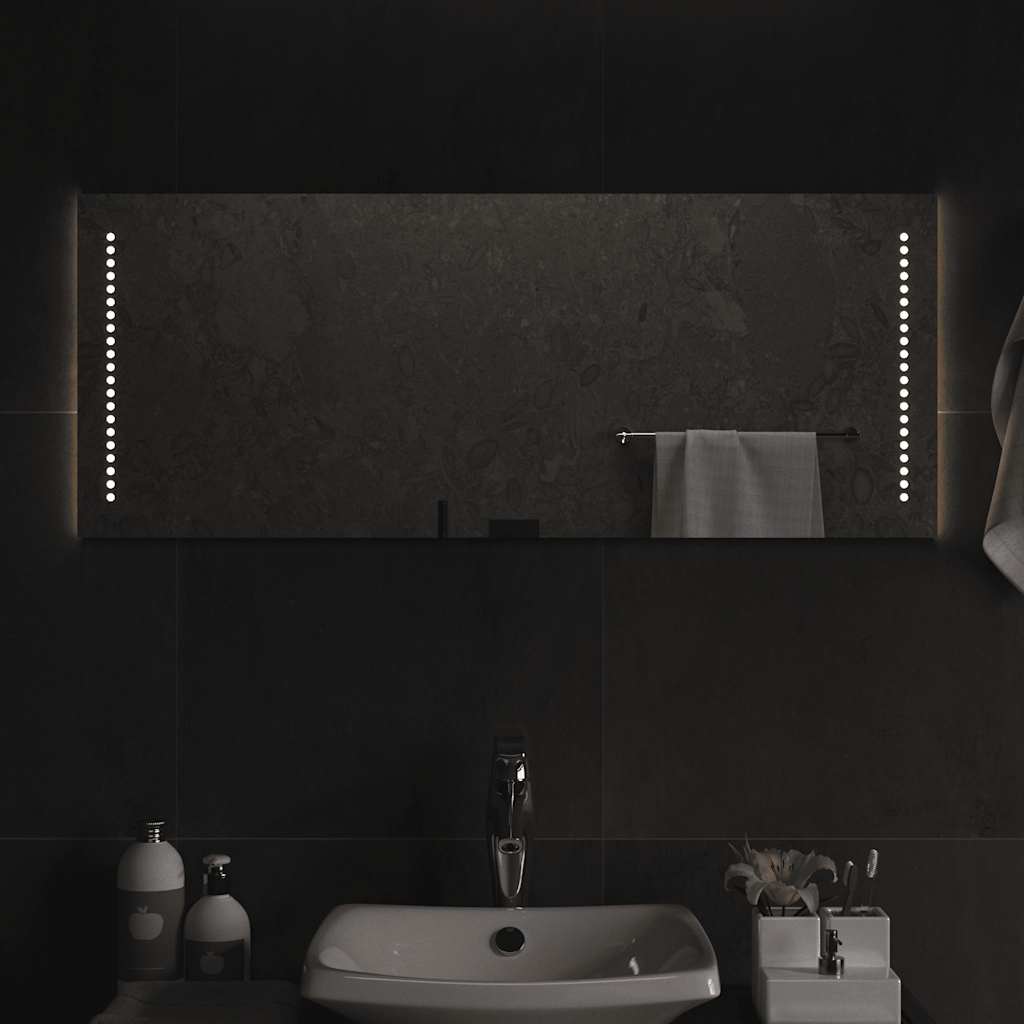 LED-es fürdőszobatükör 100x40cm