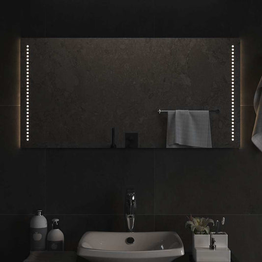 LED-es fürdőszobatükör 100x50 cm