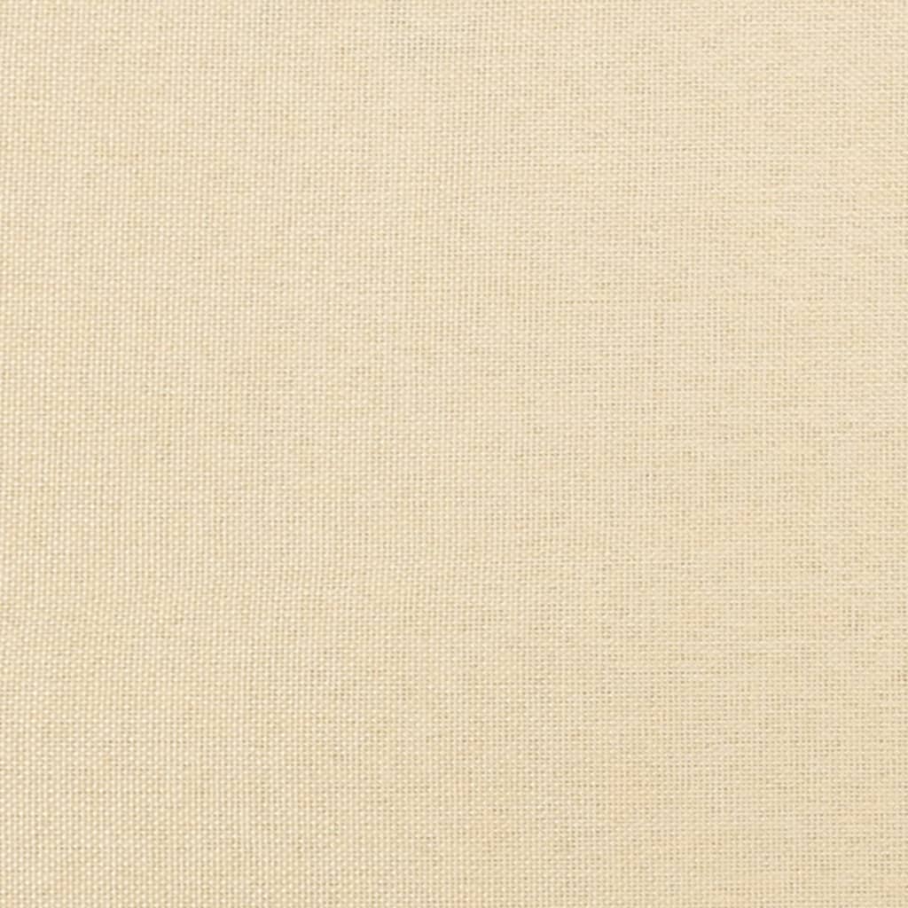 krémszínű szövet pihenőfotel lábtartóval