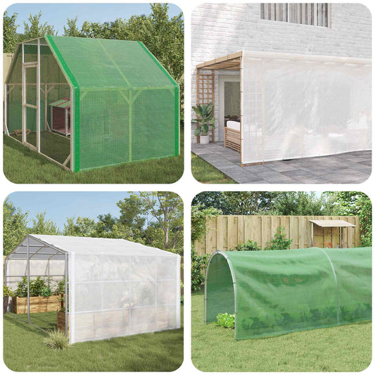 fehér Leno takaróponyva 140 g/m² 4 x 8 m
