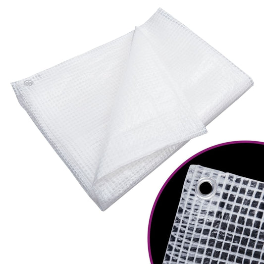 fehér Leno takaróponyva 140 g/m² 6 x 10 m