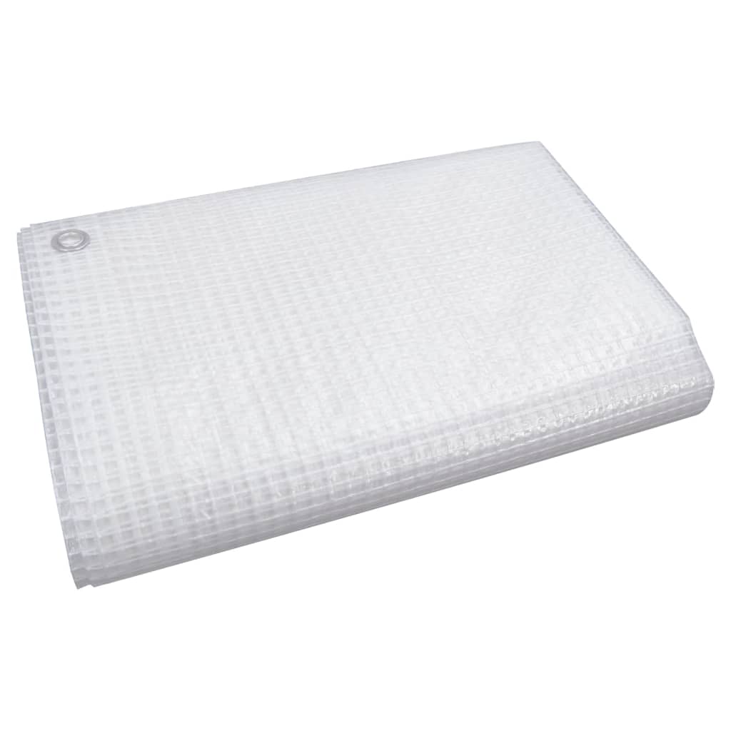 fehér Leno takaróponyva 140 g/m² 6 x 10 m