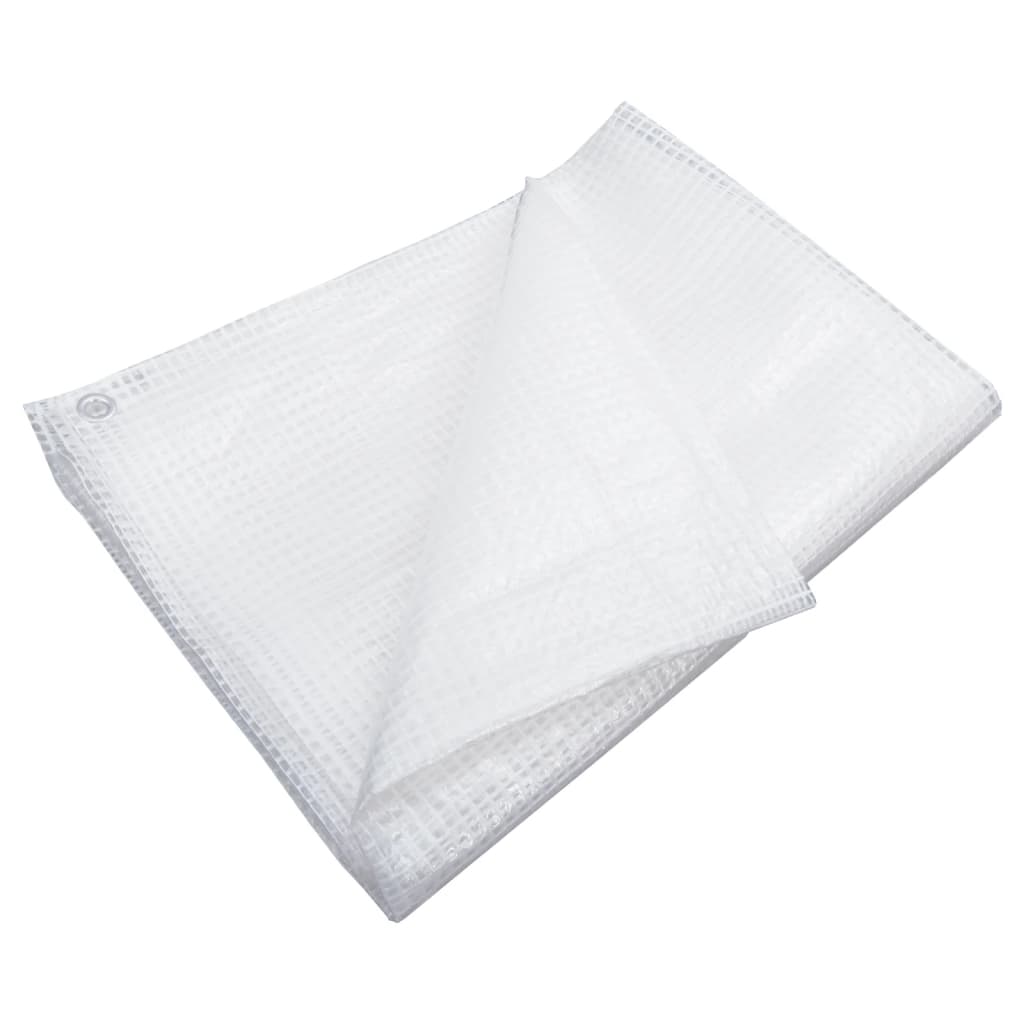 fehér Leno takaróponyva 140 g/m² 8x10 m