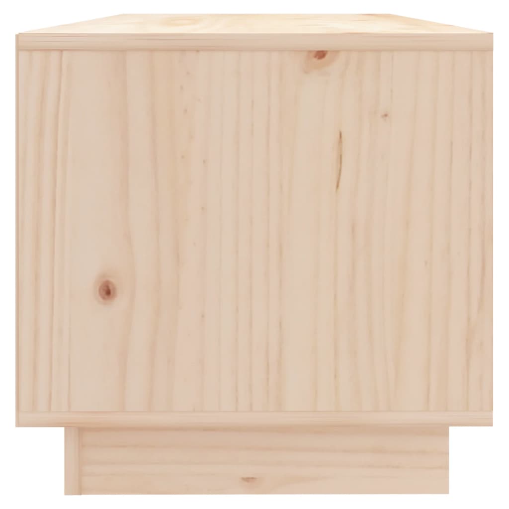 tömör fenyőfa TV-szekrény 90x35x35 cm