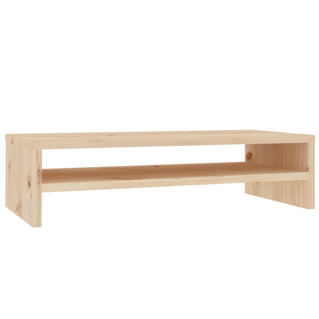 tömör fenyőfa monitorállvány 50 x 24 x 13 cm