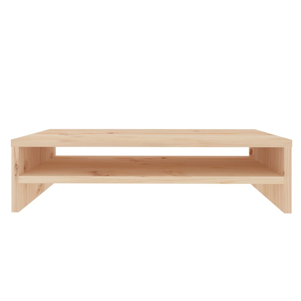 tömör fenyőfa monitorállvány 50 x 24 x 13 cm