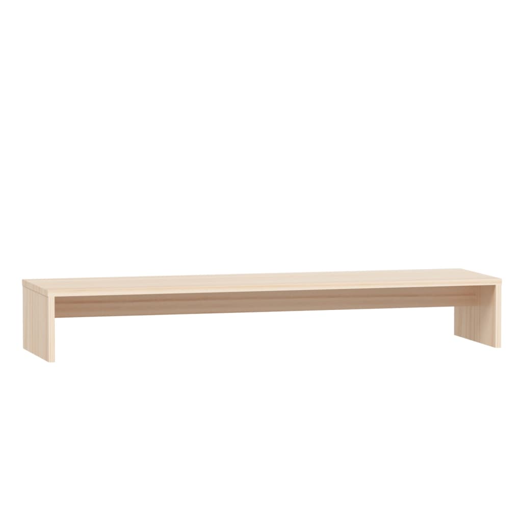 tömör fenyőfa monitorállvány 100 x 27 x 15 cm