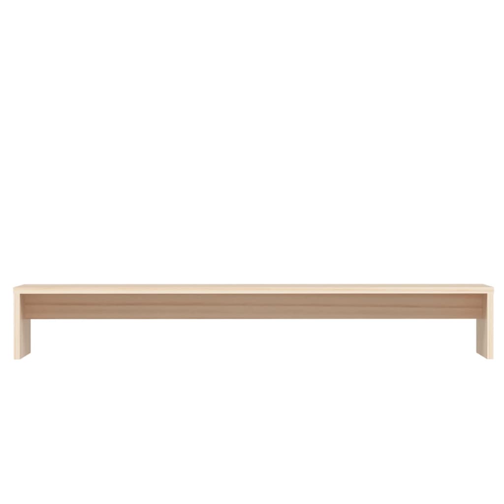tömör fenyőfa monitorállvány 100 x 27 x 15 cm