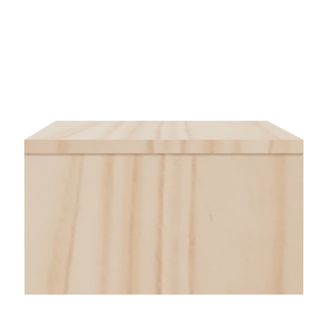 tömör fenyőfa monitorállvány 100 x 27 x 15 cm