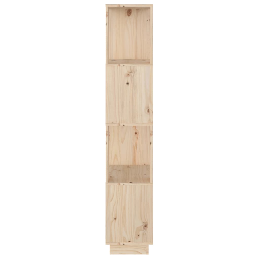 tömör fenyőfa könyvszekrény/térelválasztó 51 x 25 x 132 cm