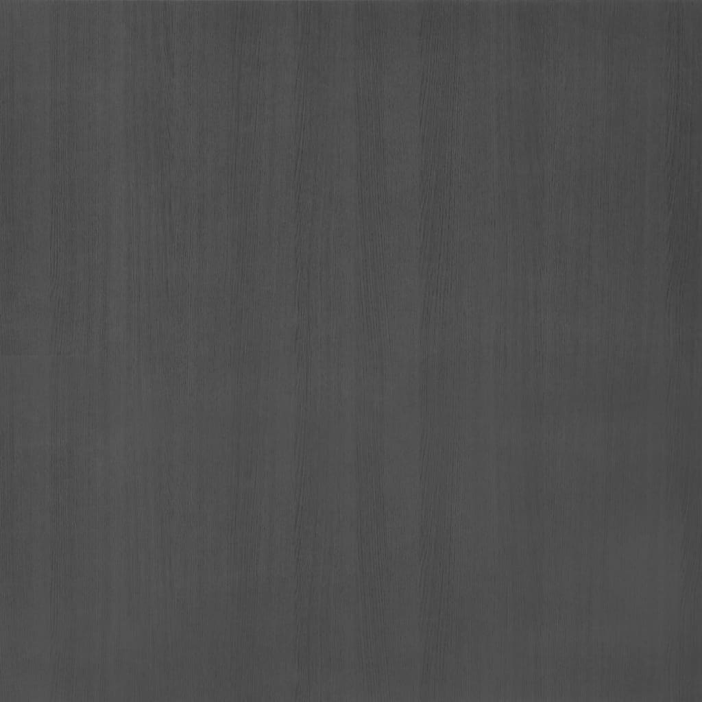 szürke tömör fenyőfa könyvszekrény/térelválasztó 80x25x132 cm
