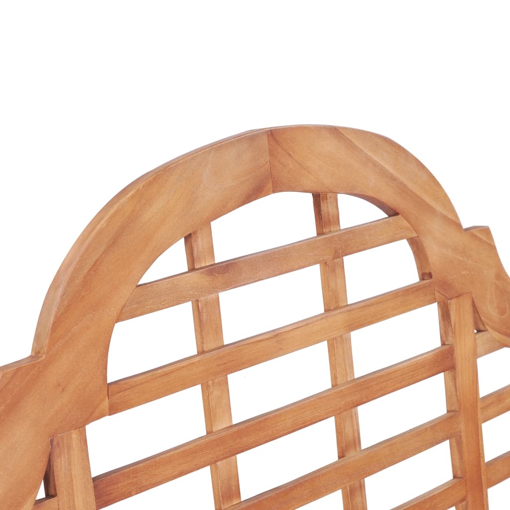 tömör tíkfa kerti pad 127 x 58,5 x 92,5 cm