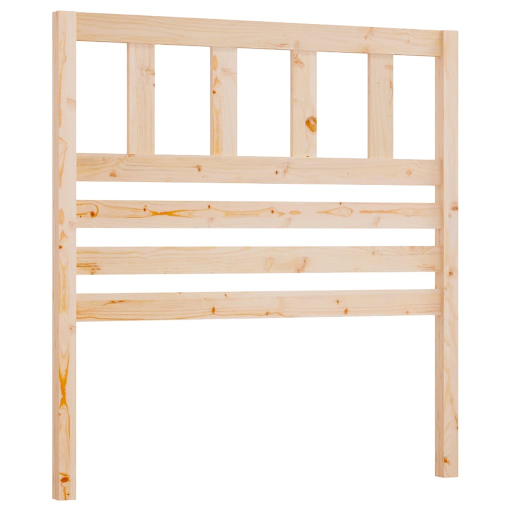 tömör fenyőfa ágyfejtámla 96 x 4 x 100 cm