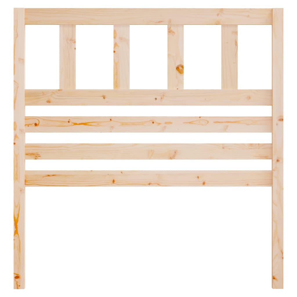 tömör fenyőfa ágyfejtámla 96 x 4 x 100 cm