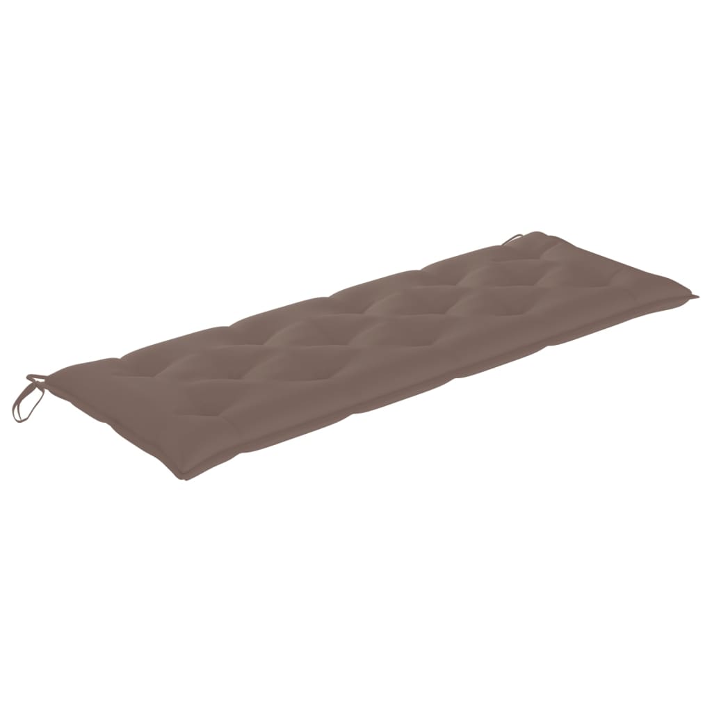 tömör tíkfa Batavia pad tópszínű párnával 150 cm