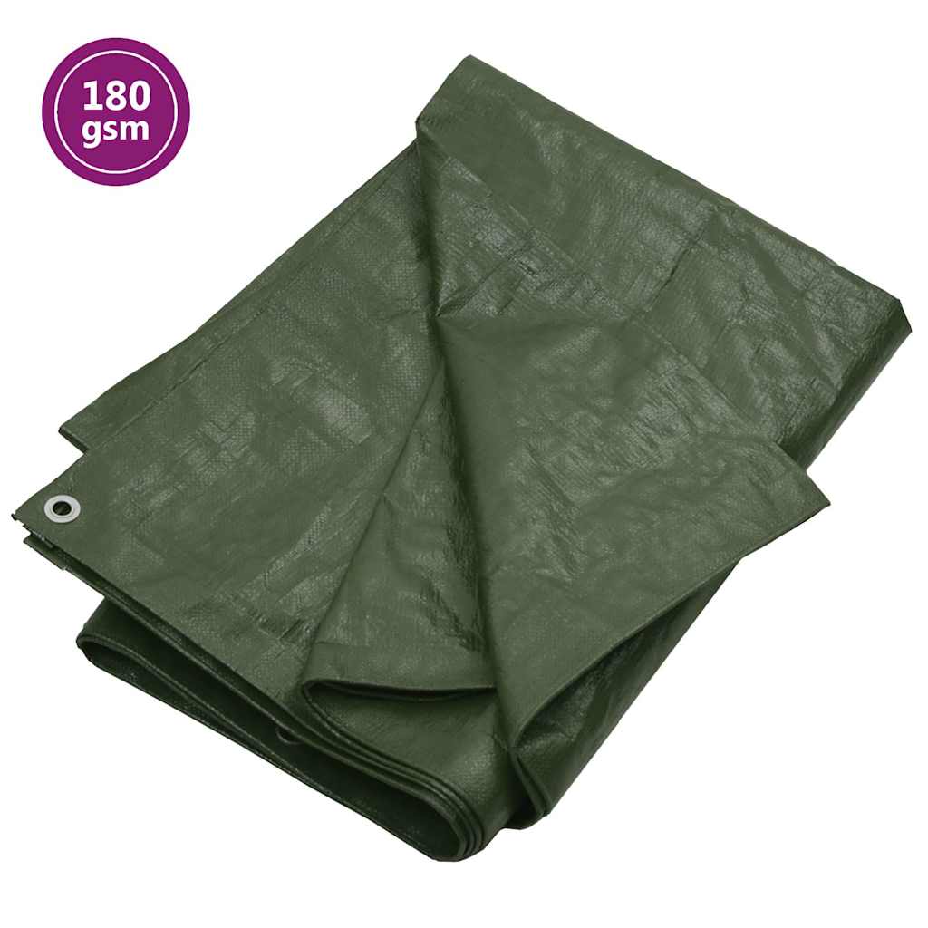zöld HDPE takaróponyva 180 g/m² 8 x 8 m