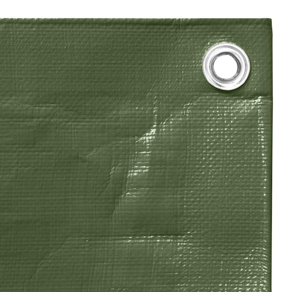 zöld HDPE takaróponyva 260 g/m² 6 x 12 m