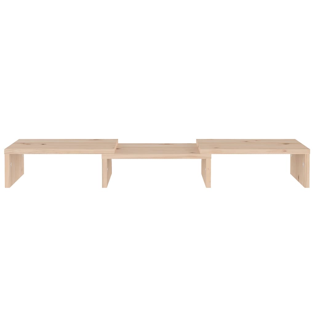 tömör fenyőfa monitorállvány 60 x 24 x 10,5 cm
