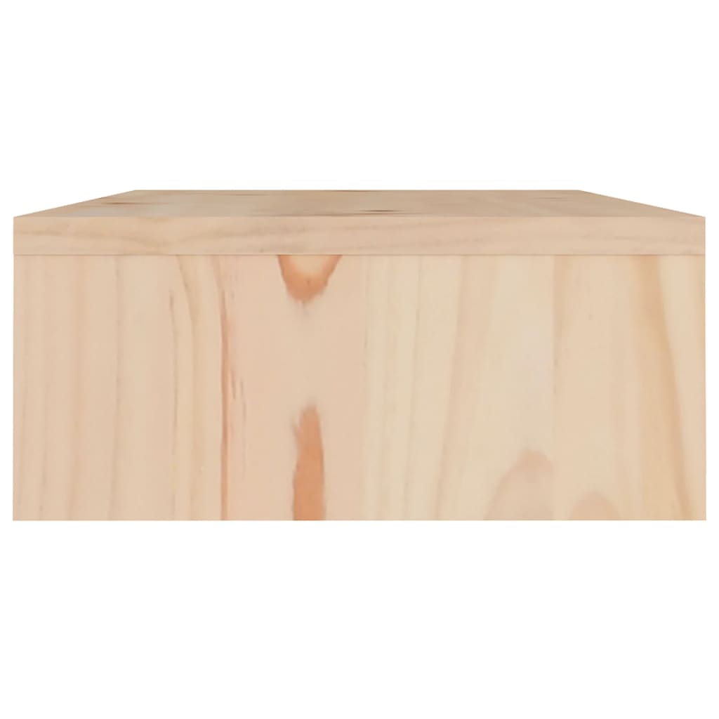 tömör fenyőfa monitorállvány 60 x 24 x 10,5 cm