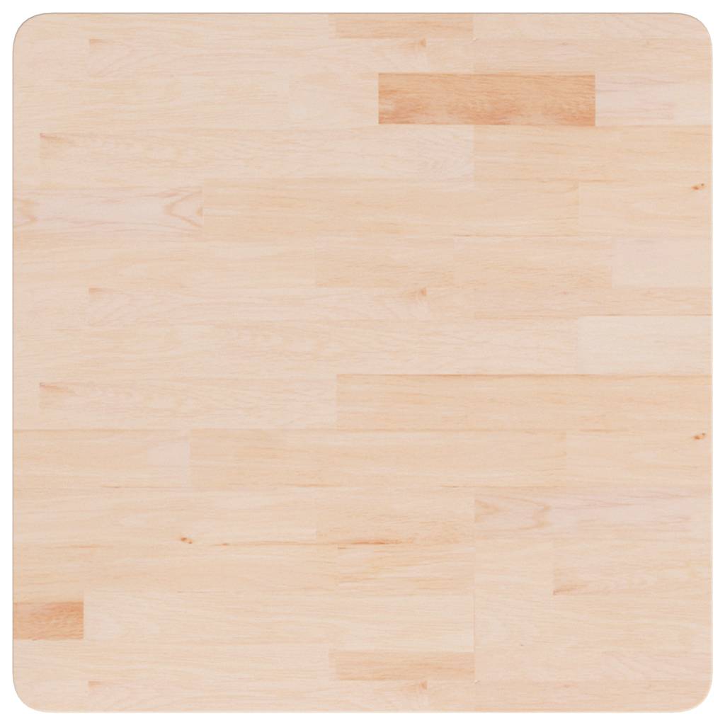 kezeletlen tömör tölgyfa négyzet asztallap 60x60x2,5 cm