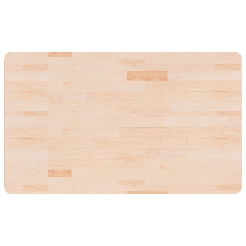 kezeletlen tömör fa fürdőszobai pult 100x60x2,5 cm